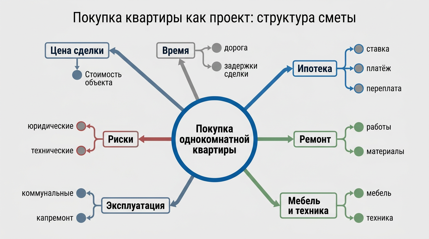 Покупка однокомнатной квартиры